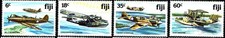 FIJI. 1981. WORLD WAR II AIRCRAFT. MNH SET X 4. AS IS SEE SCAN.