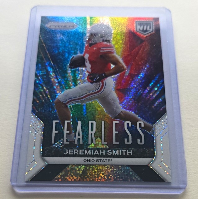 2024-25 Panini Ohio State Jeremiah Smith Fearless F-2 White Sparkle Prizm