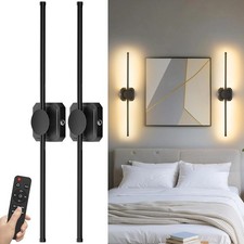 Rechargeable Wall Sconce Lights Battery Operated Wall Lights with Remote Control