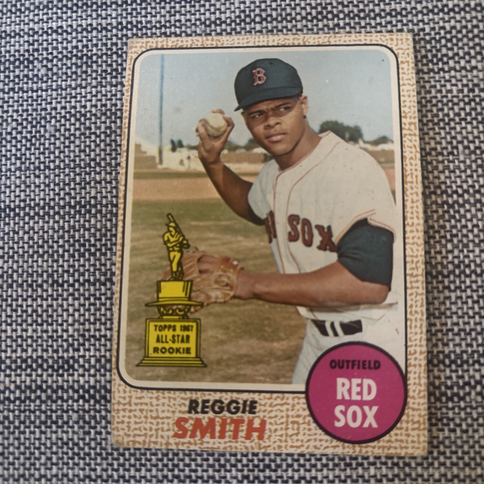 1968 Topps Reggie Smith Boston Red Sox #61
