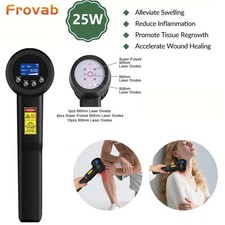 25W Super Pulsed LLLT Laser Therapy 660nm 808nm 905nm for Wound Healing Relief