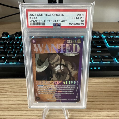 Kaido (Wanted Poster) graded PSA 10 for sale on eBay