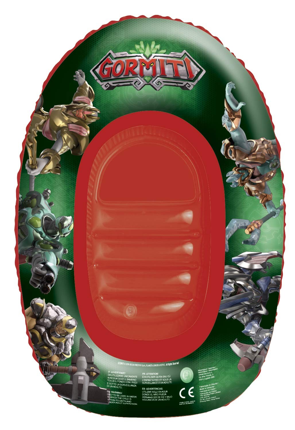 Grandi Giochi GG04024 Gormiti aufblasbares Schlauch, 100 x 67 cm, 3