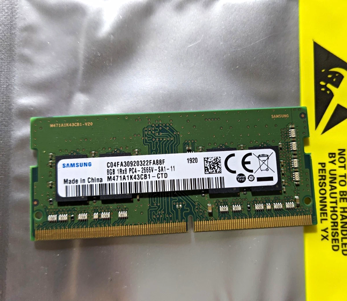Samsung DDR4 SDRAM 8 GB Total Capacity Memory (RAM) for sale | eBay