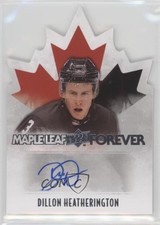 2015 Team Canada Juniors Maple Leaf Forever Dillon Heatherington #ML-DH Auto 0c3