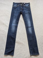 Love Moschino Jeans Womens 26 Dark Wash Skinny Stretch Embroidered Back Pocket