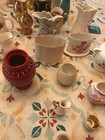 LOT OF20 PLUS SMALL VASES NPITCHERS AND OTHER ITEMS,BONE CHINA,MARBLE,WOOD — photo 4