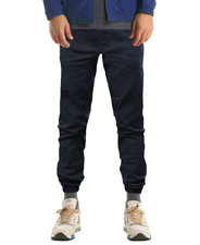 Southpole Boys' Big Cotton Twill Jogger Pants, Elastic Band Waist and Bottom