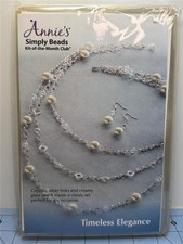 ANNIE'S SIMPLY BEADS Kit - Necklace Earring Set - TIMELESS ELEGANCE BD079