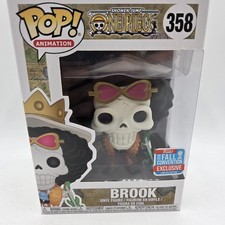 Funko Pop! Animation One Piece Brook #358 Fall Convention Exclusive + Case A6