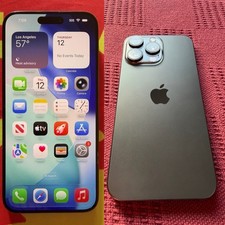 Apple iPhone 15 Pro Max Black Titanium 256GB Unlocked FAIR CONDITION 