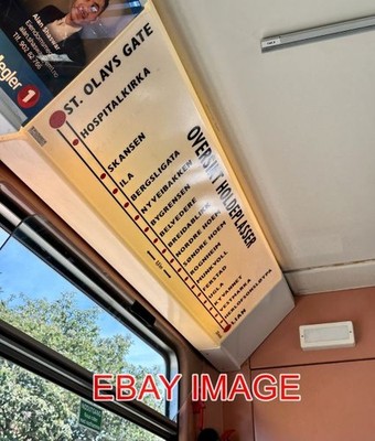 PHOTO  GR�?¥KALLBANEN: ROUTE MAP   NORWAY TRONDHEIM WEST