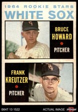 1964 Topps #107 Bruce Howard / Frank Kreutzer White Sox RCs RC 3.5 - VG+
