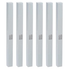 6pcs Sharpening Stones 1500 Grit 150x12x12mm Green Silicon Carbide Whetstone