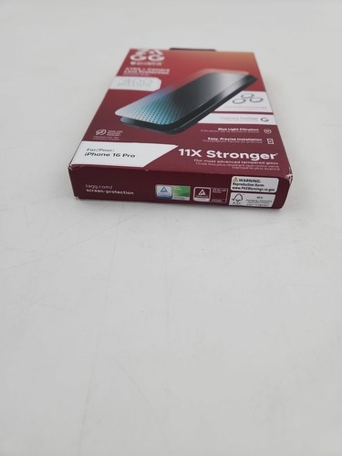 ZAGG Bouclier Invisible XTR4 + Protection Objectif Caméra pour Apple iPhone 16 Pro Max - Photo 2 sur 4