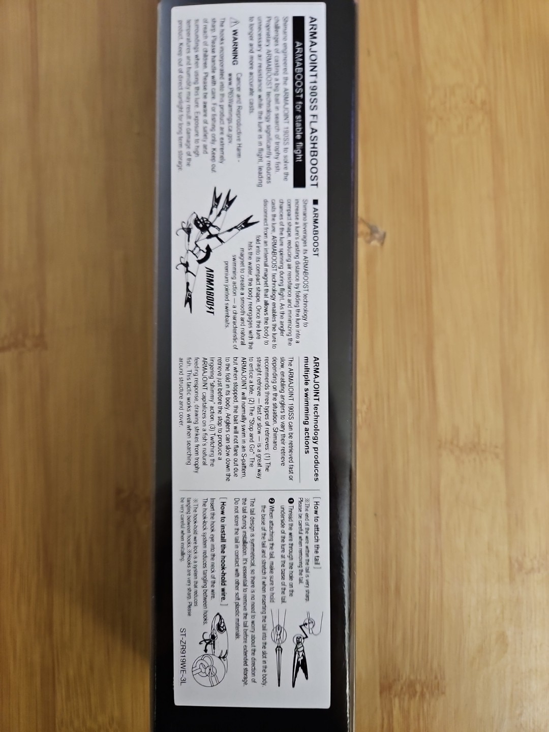 Shimano ARMAJOINT 190SS FLASH BOOST Swimbait BW Shad 7.5" Flash Boost, New - Image 5