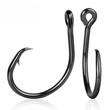 25Pcs Circle Hooks Strong Deepsea Fishing Sal...