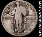 1928 Silver Standing Liberty Quarter - Scarce  Better Date  No Reserve  #J8355