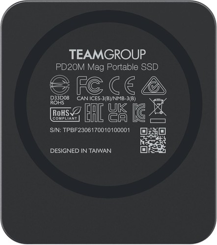 TEAMGROUP PD20M 1TB Magnetic External SSD Read up to 2000MB/s USB 3.2 Gen 2x2 Ty - 第 8/10 張圖片
