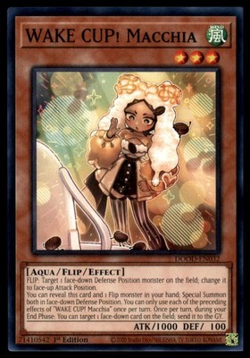 WAKE CUP! Macchia 1st Edition Common Doom of Dimensions DOOD-EN032 NM