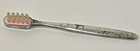 Web Sterling Silver 925 Vintage Signed Pink Enamel Baby Toothbrush 18.3 Grams — photo 1