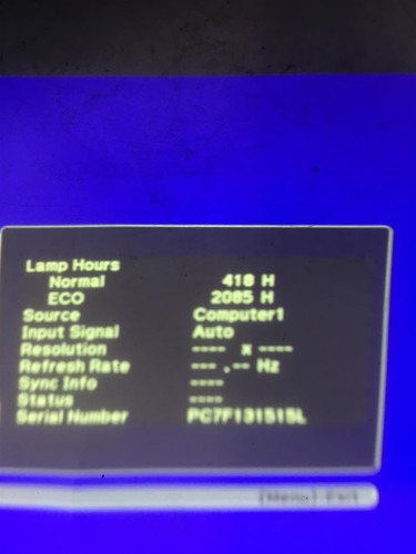 Epson BrightLink 455Wi LCD Projector H440A - 2433H Lamp Hours - Picture 2 of 9