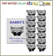 Harry's Razor Blades for Men - 14 Count - Premium Razor Blade Refill Cartridges