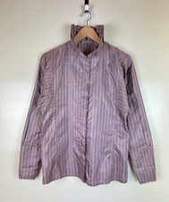 JIL SANDER VTG 100% Silk Striped Shirt Blouse...