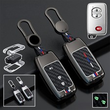 Alloy Soft Silicone Car Key Fob Case Cover For Toyota Camry Avalon 4runner Prius