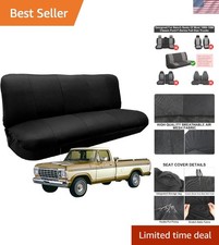 Sapubk Custom-fit Bench Seat Covers Replace For 1969-1996 Ford F100 Black Sapubk Custom-fit Bench Seat Covers Replace For 1969-1996 Ford F100 Black