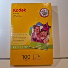 Kodak Gloss Photo Paper 4"x6" 100 Count Instant Dry Seale/New
