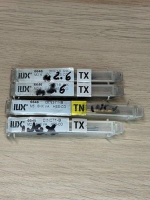 ILIX Maschinengewinde DIN 371 - HSS-Co verstärkter Schaft für EDELSTAHL