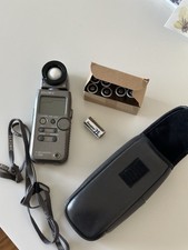 Sekonic L 358 Light Meter with Strap And Case And Extra Batteries