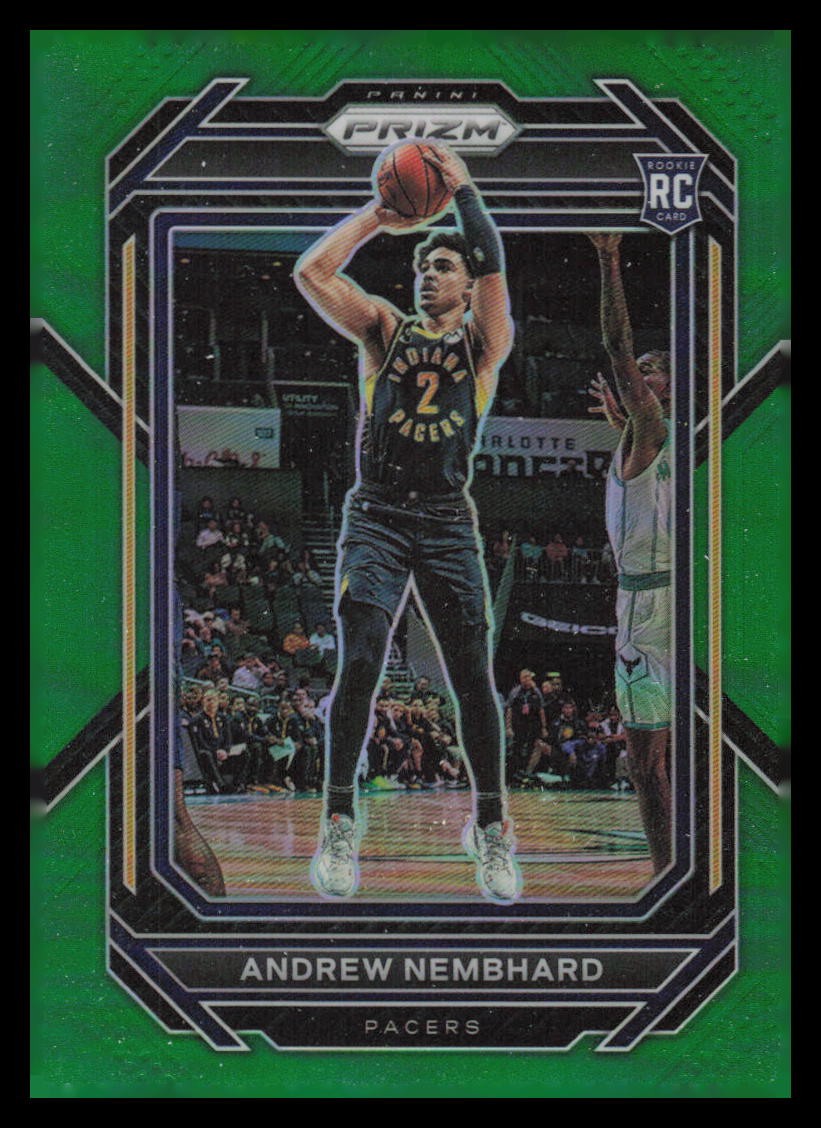 2022-23 Panini Prizm Prizms Green #227 Andrew Nembhard