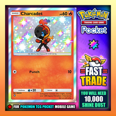 Pokemon TCG Pocket - Charcadet - Shiny   Paradox Drive - Englisch - Fast Trade  