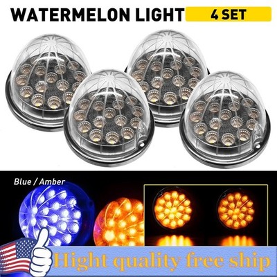 4x Watermelon LED Bulb for Glass Lens Lights 2 One Wire Style Super Bright New S