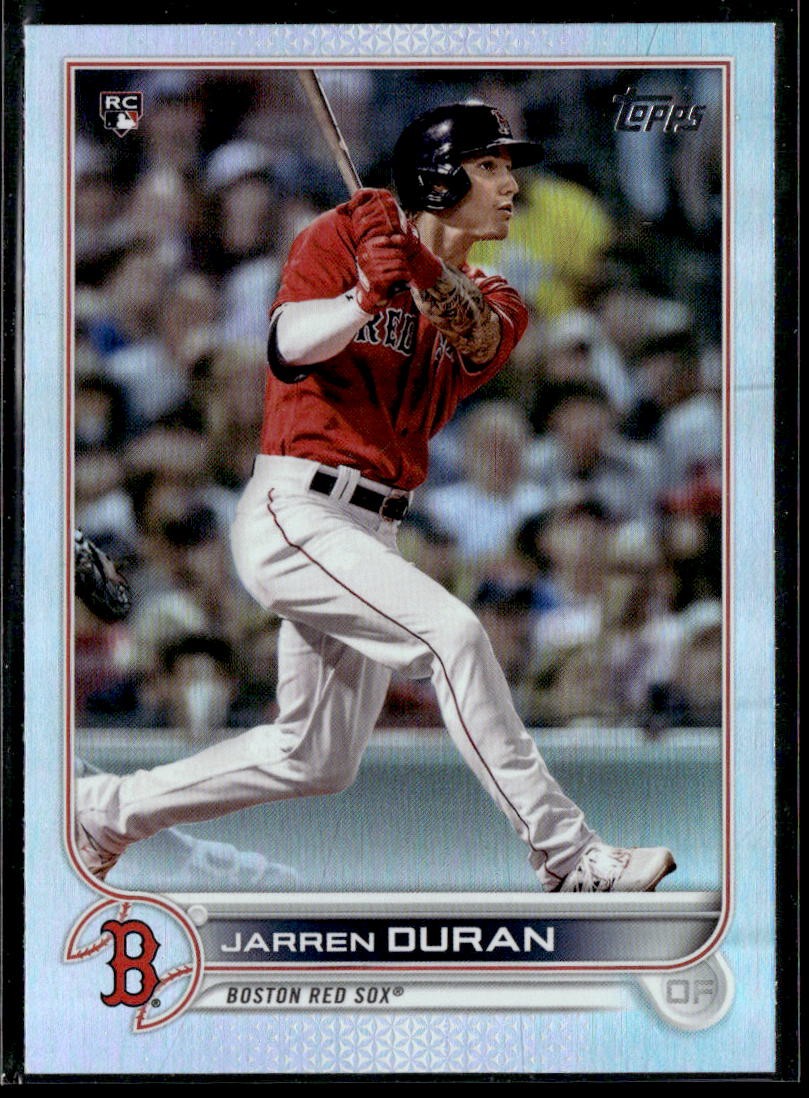 2022 Topps #187 Jarren Duran Rainbow Foil