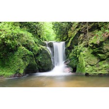 BIGGIES SCENES BG-WW-WTO-120 Window Well Scenes-Waterfall Two, 120 in wide x 60
