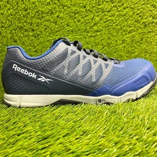 Reebok Speed TR Mens Size 9E Blue Black Composite Toe Safety Work Shoes Sneakers