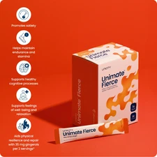 New -Unicity Feel Great with Unimate Fierce Flavor- 30 Pack Set