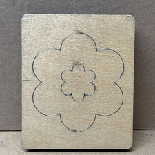 1 Ellison AccuCut Die 6" x 5", Flower #1A