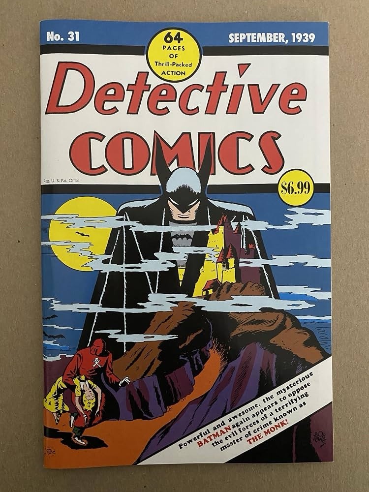 Detective Comics #31 1939 official licensed DC facsimile Comic Book NM