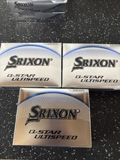Srixon Q-Star Ultispeed Golf Balls Pure White 3 Dozen Golf Balls NEW 