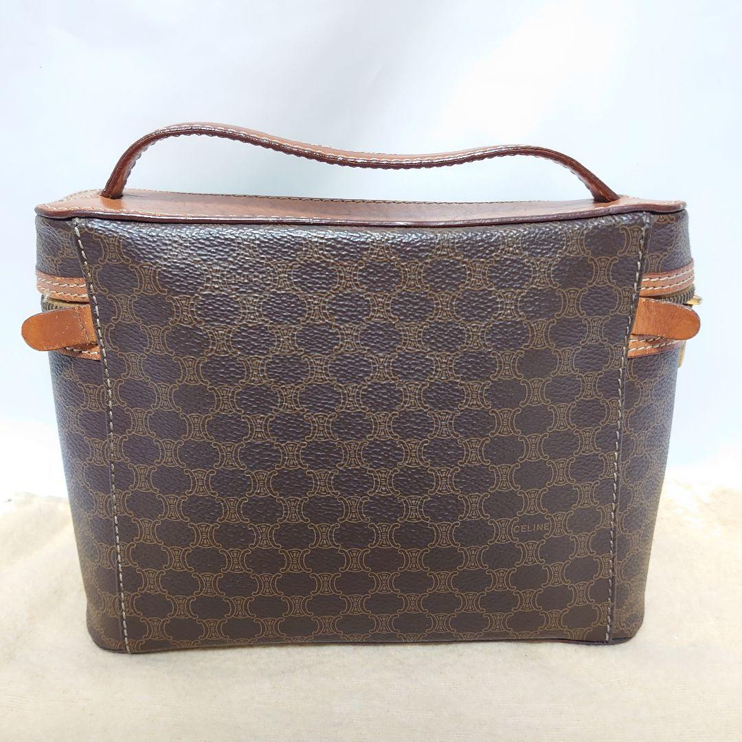 バッグ CELINE Macadam Vanity Pouch Bag tagged Celine Vintage Macadam Pattern Vanity Pouch Bag /Used++ | eBay