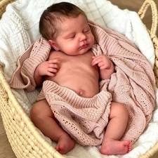 Anano Full Silicone Baby Doll 20 Inch Reborn Baby Dolls Silicone Full Body Girl,