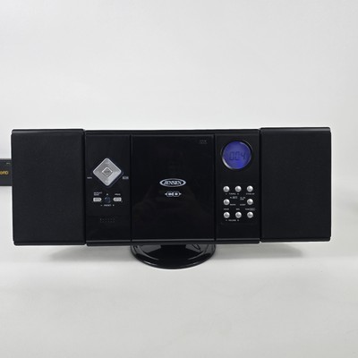Jensen JMC-150 Wall Mountable Stereo CD System w/ Detachable Speakers Works