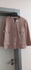 Damen Cardigan Blazer Sakko Kurz Gr.38/40/42 L/XL Braun Cognac G. Neu m. Etikett