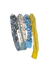 Little Sleepies Bird & Bean Zippy Bamboo Pajamas Baby 4 Pair Size 6-12 M 18-24 M