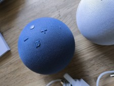 Amazon Alexa Echo Dot 5th Generation Smart Speaker Blue With Power Supply