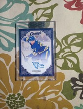 2023-24 UD Clear Cut Champs Blue /50 JJ Peterka Rookie Auto On Card ( Gem Mint )